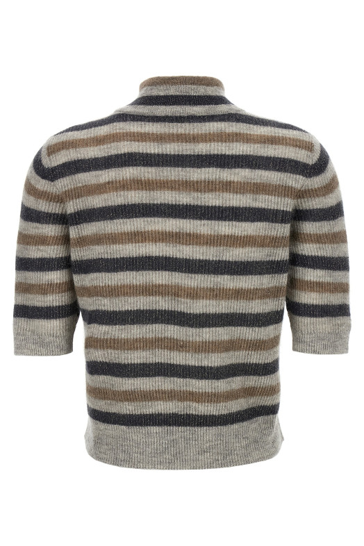 Lurex wool cropped sweater Multicolor Lurex wool cropped sweater Multicolor