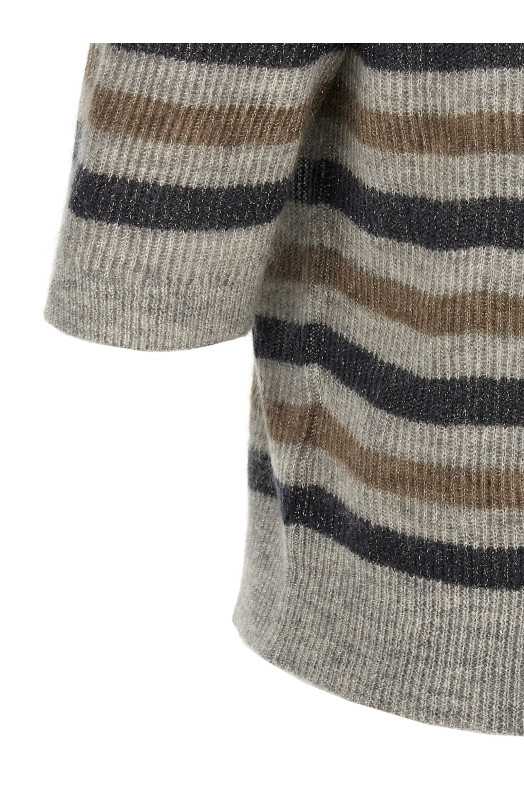 Lurex wool cropped sweater Multicolor Lurex wool cropped sweater Multicolor