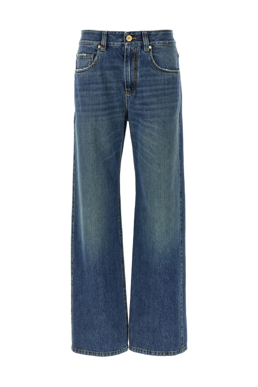 Джинси BRUNELLO CUCINELLI 'Contemporary Loose' сині MP095P5565C9039 Джинси BRUNELLO CUCINELLI 'Contemporary Loose' сині MP095P5565C9039