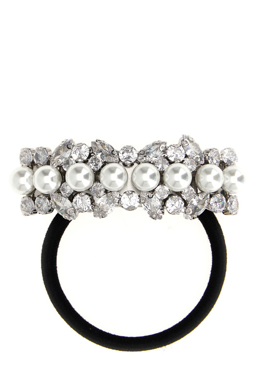 'Multi Crystal' hair elastic Silver