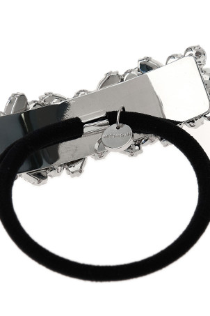 'Multi Crystal' hair elastic Silver