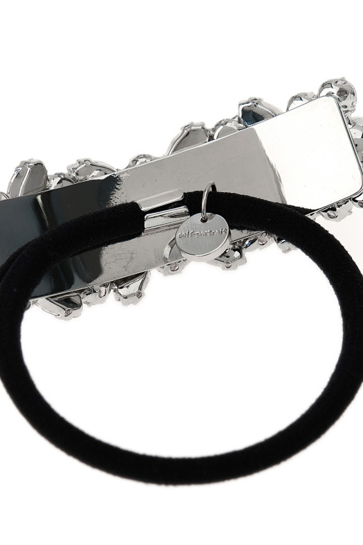'Multi Crystal' hair elastic Silver