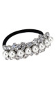 'Multi Crystal' hair elastic Silver