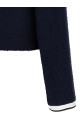 Блейзер SELF PORTRAIT 'Navy Boucle Contrast Collar' Синій PF25034JBLBLUE Блейзер SELF PORTRAIT 'Navy Boucle Contrast Collar' Синій PF25034JBLBLUE