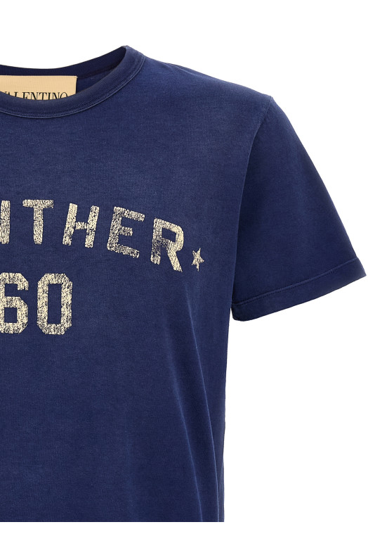 Valentino Garavani 'Panther' T-shirt Blue