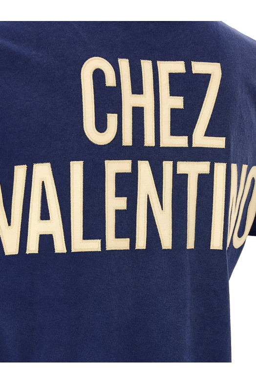 Valentino Garavani 'Panther' T-shirt Blue