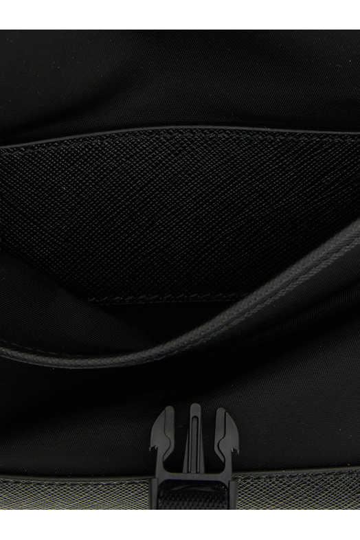 Сумка для смартфона Re-Nylon чорна PRADA 2ZH1082DMHF0002