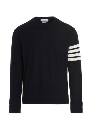 '4 bar' sweater Blue