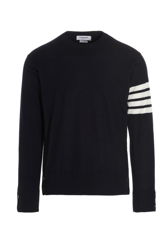 '4 bar' sweater Blue