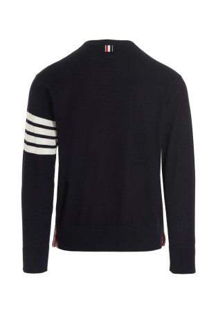 '4 bar' sweater Blue