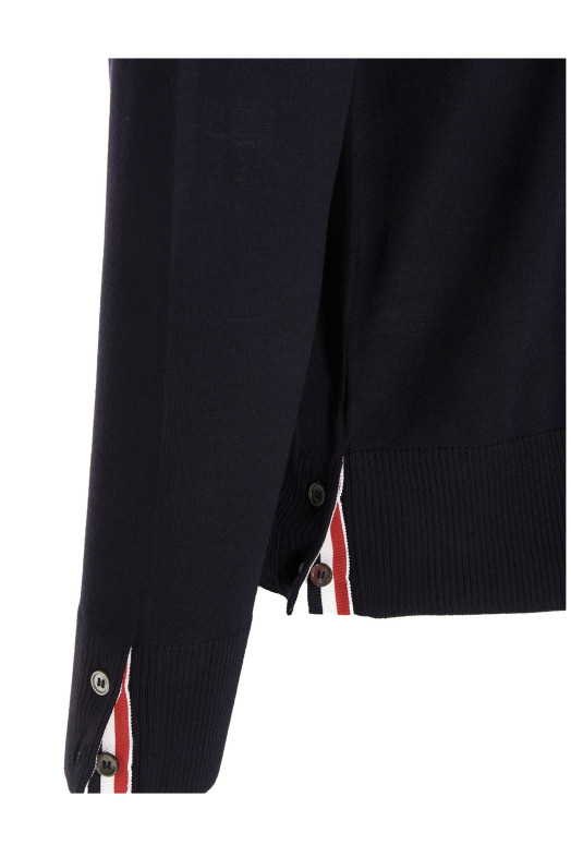 '4 bar' sweater Blue