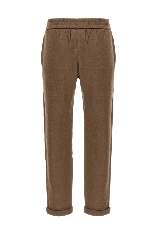 Джоггеры BRUNELLO CUCINELLI 'Shiny Pocket Detail' коричневые MP828SB899C9122 Джоггеры BRUNELLO CUCINELLI 'Shiny Pocket Detail' коричневые MP828SB899C9122