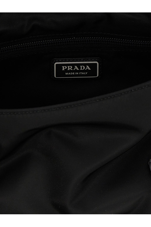 Re-Nylon shoulder strap Black