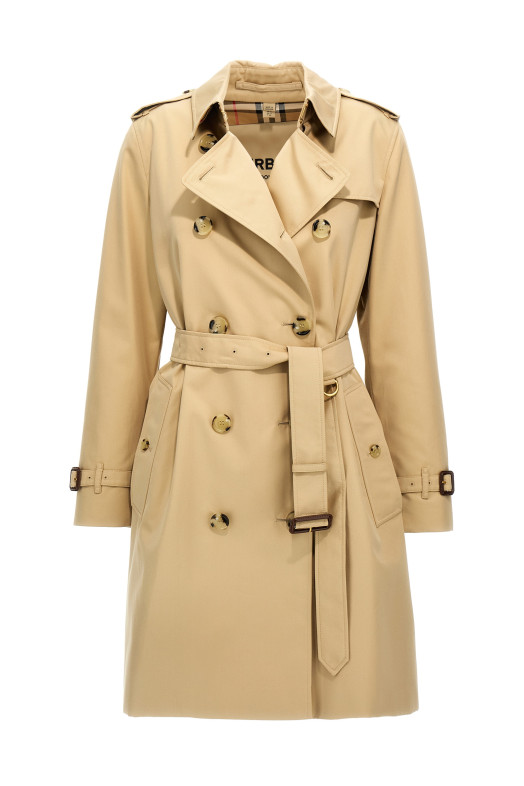 Тренч BURBERRY 'Kensington' Бежевий 8079411HONEY Тренч BURBERRY 'Kensington' Бежевий 8079411HONEY