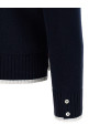 Вовняний кардиган THOM BROWNE '4-Bar' Синій MKC608AY1029415 Вовняний кардиган THOM BROWNE '4-Bar' Синій MKC608AY1029415