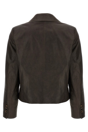 Blazer nappa Monile Brown