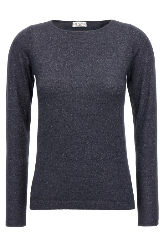 Свитер BRUNELLO CUCINELLI 'Sparkling' Голубой M41800008PC7186 Свитер BRUNELLO CUCINELLI 'Sparkling' Голубой M41800008PC7186