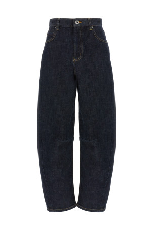 Джинси SELF PORTRAIT 'Indigo Barrel Leg' Сині PF25827PBLBLUE Джинси SELF PORTRAIT 'Indigo Barrel Leg' Сині PF25827PBLBLUE