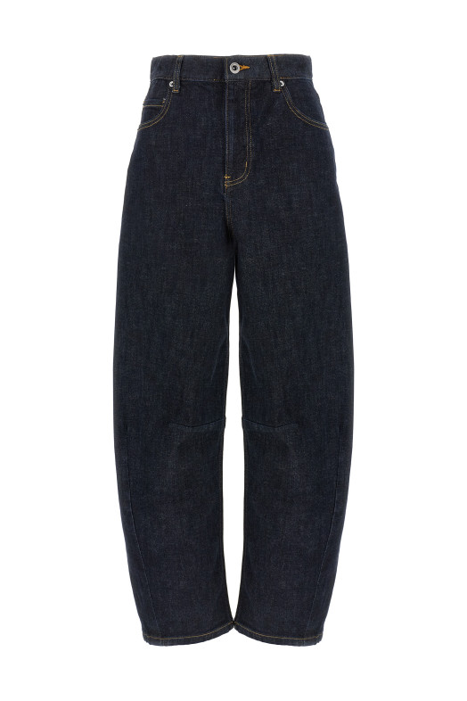 Джинси SELF PORTRAIT 'Indigo Barrel Leg' Сині PF25827PBLBLUE Джинси SELF PORTRAIT 'Indigo Barrel Leg' Сині PF25827PBLBLUE