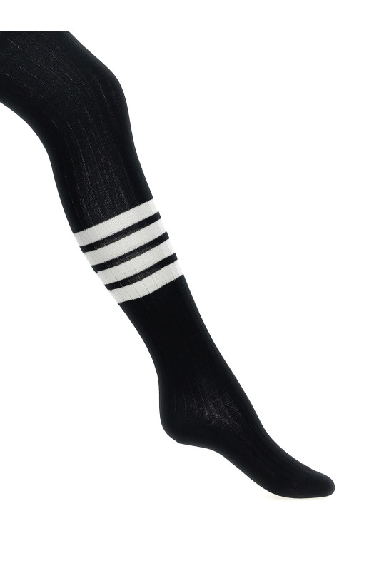'4 bar’ socks Black