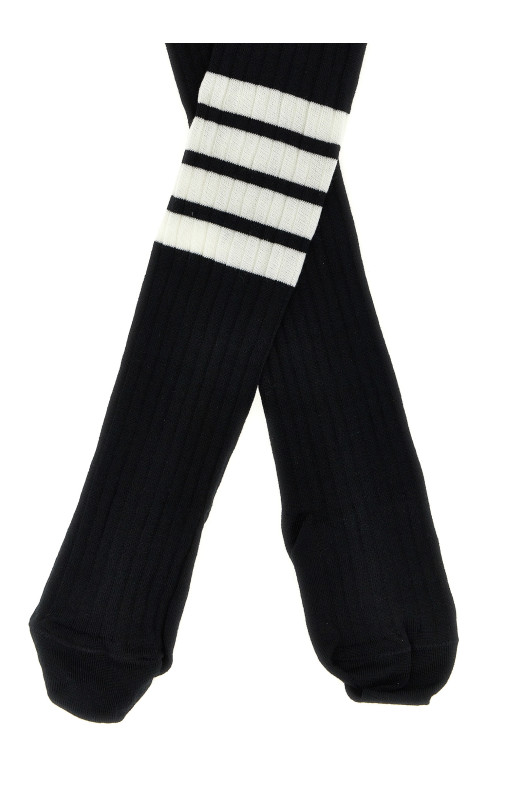 '4 bar’ socks Black