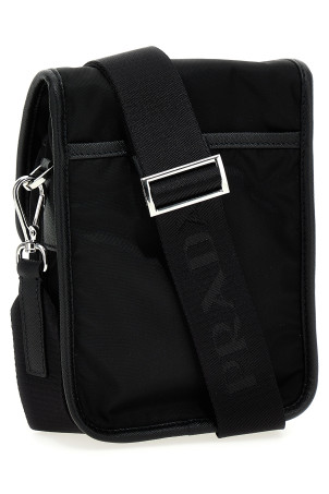 Нейлонова сумка з логотипом Re-Nylon Чорний PRADA 2VD043VXOP2DMHF0002