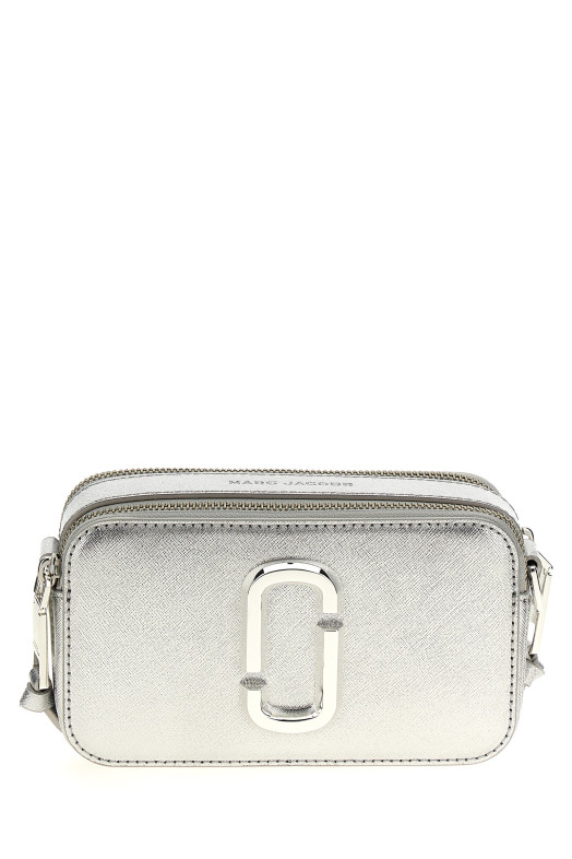 Сумка кроссбоди MARC JACOBS 'The Metallic Snapshot' серебристая 2F3HCR056H01040 Сумка кроссбоди MARC JACOBS 'The Metallic Snapshot' серебристая 2F3HCR056H01040