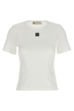 Футболка з логотипом Біла TORY BURCH 170886047 Футболка з логотипом Біла TORY BURCH 170886047