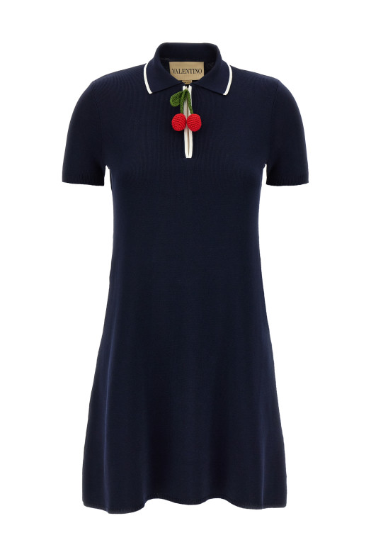Valentino Garavani 'Cherryfic' dress Blue