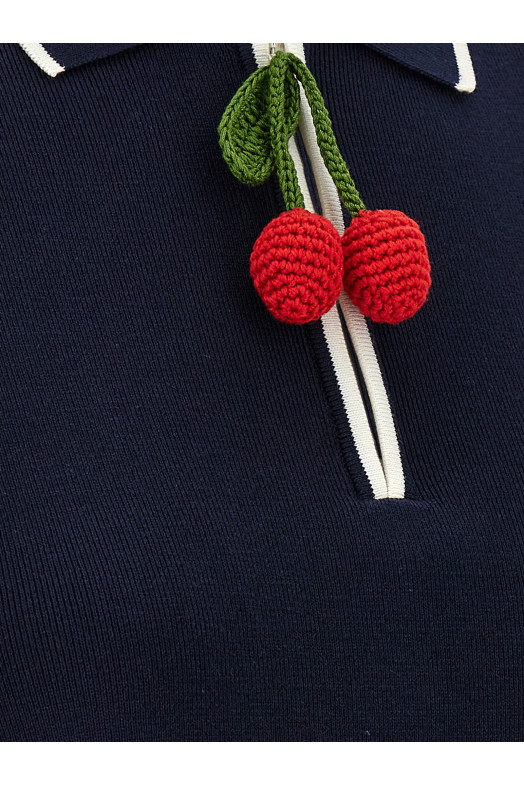 Valentino Garavani 'Cherryfic' dress Blue