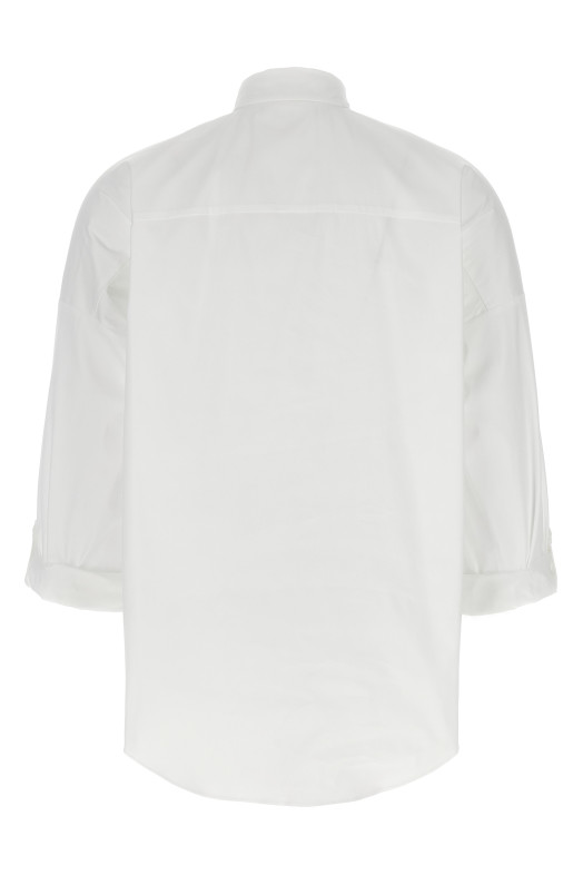 Рубашка BRUNELLO CUCINELLI 'Shiny Trim' Белая MP091MA636C159 Рубашка BRUNELLO CUCINELLI 'Shiny Trim' Белая MP091MA636C159