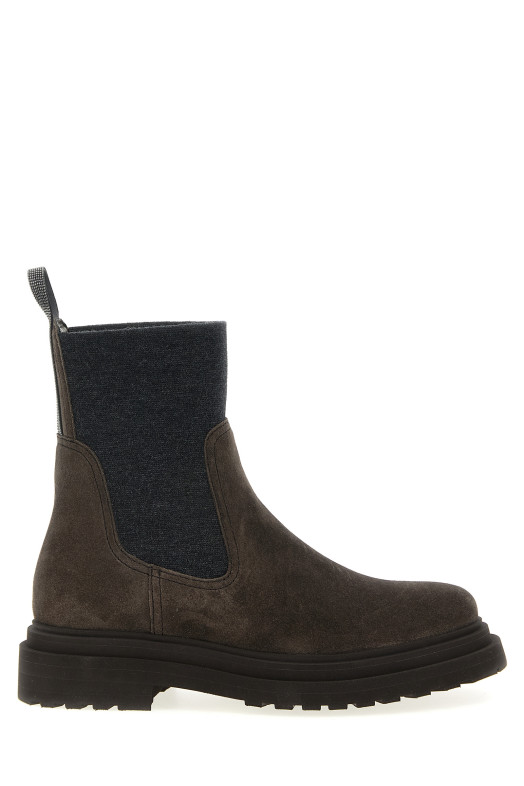 Ботинки по щиколотку Monile коричневые BRUNELLO CUCINELLI MZSFG3034PC7284