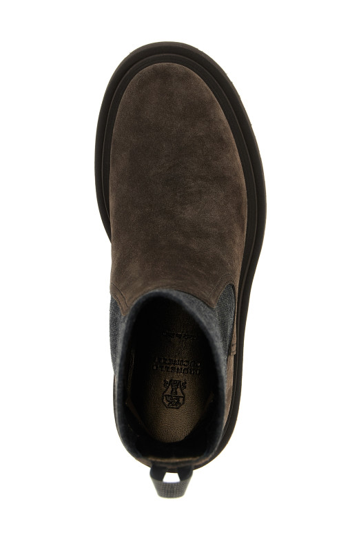 Ботинки по щиколотку Monile коричневые BRUNELLO CUCINELLI MZSFG3034PC7284