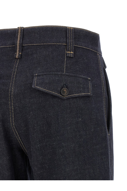 Джинси BRUNELLO CUCINELLI 'Sartorial Square' сині MP134P4026C001 Джинси BRUNELLO CUCINELLI 'Sartorial Square' сині MP134P4026C001