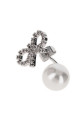 Серьги SELF PORTRAIT 'Crystal Bow Pearl Jacket' Серебро PF25624ESLSILVER Серьги SELF PORTRAIT 'Crystal Bow Pearl Jacket' Серебро PF25624ESLSILVER