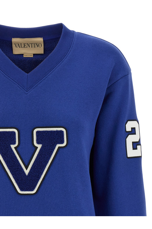 Толстовка Valentino Garavani 'Chat de la Maison' синий B3MF24V9KYAF9 Толстовка Valentino Garavani 'Chat de la Maison' синий B3MF24V9KYAF9