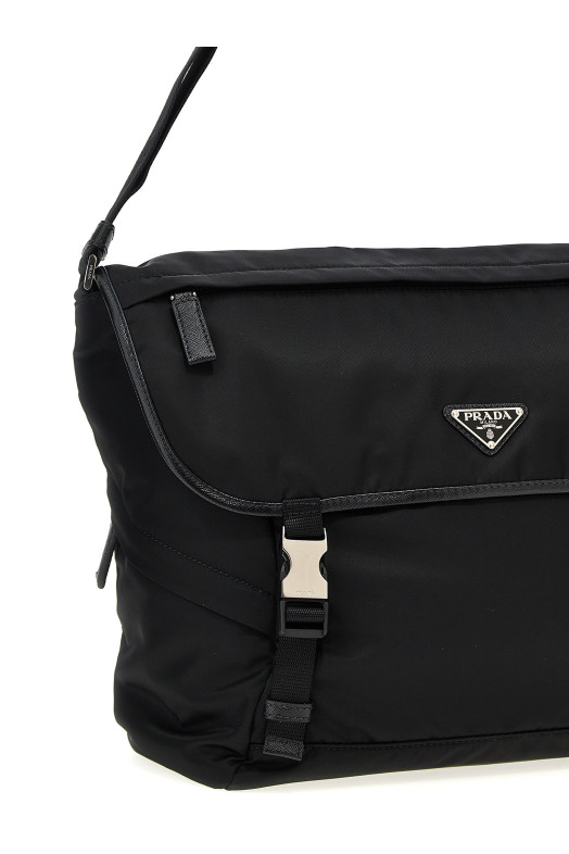 Ремінь через плече з нейлону Чорний PRADA 2VD052VKOH2DMGF0002