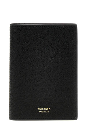 Logo passport holder Black Logo passport holder Black