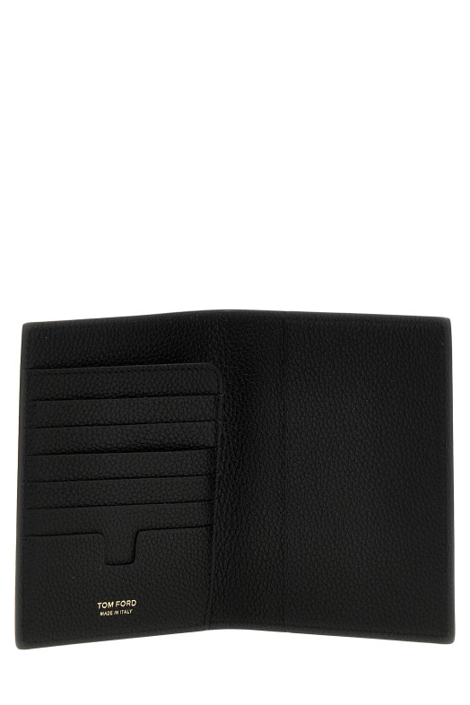Паспортниця з логотипом Чорний TOM FORD Y0274LCL158G1N001 Паспортниця з логотипом Чорний TOM FORD Y0274LCL158G1N001