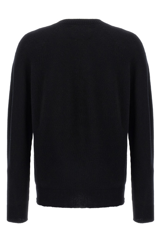 Светр з кашеміру та вовни Чорний JIL SANDER J22GP0133J13264001 Светр з кашеміру та вовни Чорний JIL SANDER J22GP0133J13264001