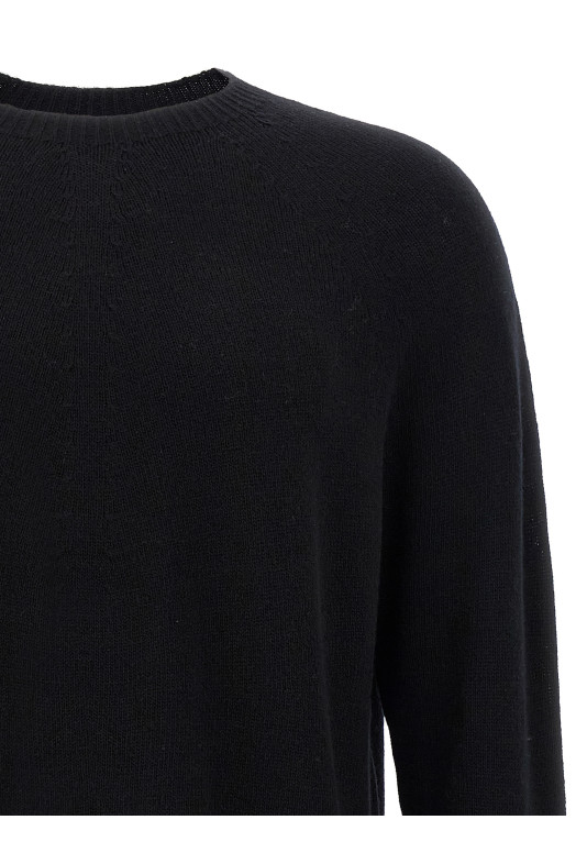 Светр з кашеміру та вовни Чорний JIL SANDER J22GP0133J13264001 Светр з кашеміру та вовни Чорний JIL SANDER J22GP0133J13264001