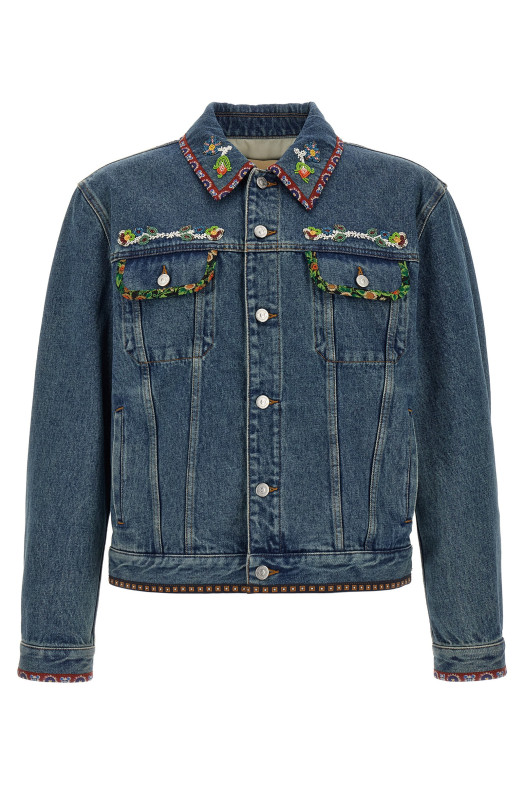 Джинсова куртка Valentino Garavani Синій V3DC04QB0W558 Джинсова куртка Valentino Garavani Синій V3DC04QB0W558