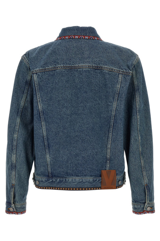 Джинсова куртка Valentino Garavani Синій V3DC04QB0W558 Джинсова куртка Valentino Garavani Синій V3DC04QB0W558