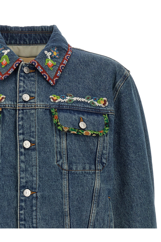 Джинсова куртка Valentino Garavani Синій V3DC04QB0W558 Джинсова куртка Valentino Garavani Синій V3DC04QB0W558