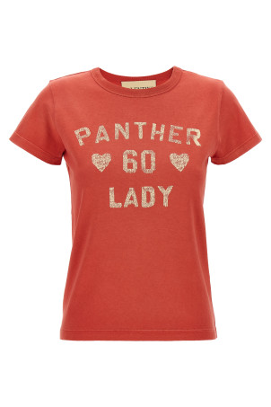 Valentino Garavani 'Panther Lady' T-shirt Red Valentino Garavani 'Panther Lady' T-shirt Red