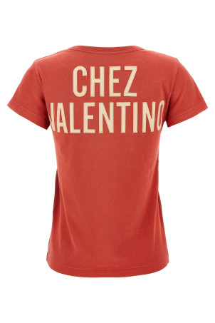 Valentino Garavani 'Panther Lady' T-shirt Red Valentino Garavani 'Panther Lady' T-shirt Red