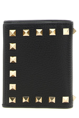 Valentino Garavani 'Rockstud' Wallet Black Valentino Garavani 'Rockstud' Wallet Black