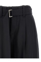 Belt wool pants Black Belt wool pants Black