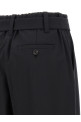 Belt wool pants Black Belt wool pants Black
