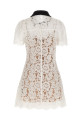 Платье SELF PORTRAIT 'White Lace Contrast Collar Mini' Белый PF25020SWWHITE Платье SELF PORTRAIT 'White Lace Contrast Collar Mini' Белый PF25020SWWHITE